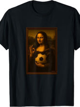 Mona Lisa Loves Soccer T-Shirt