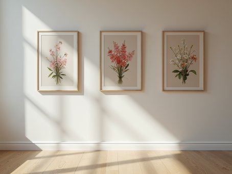 Interior Design Inspiration: Feminine Touch With Reused Frames