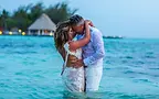 Elopement couple on All-Inclusive Private Island Belize Thatch Caye.webp