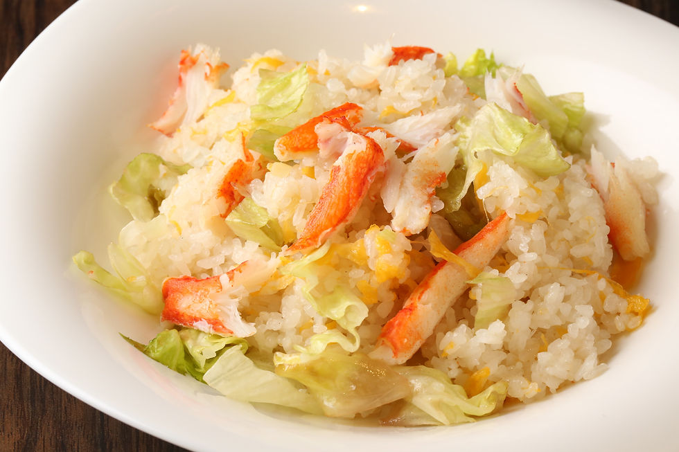 蟹レタス炒飯