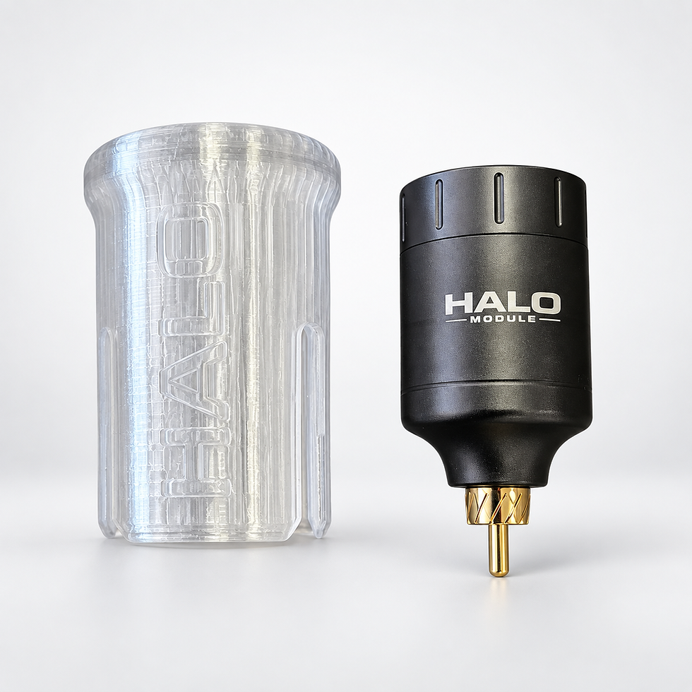 HALO battery stabiliser module and housing component