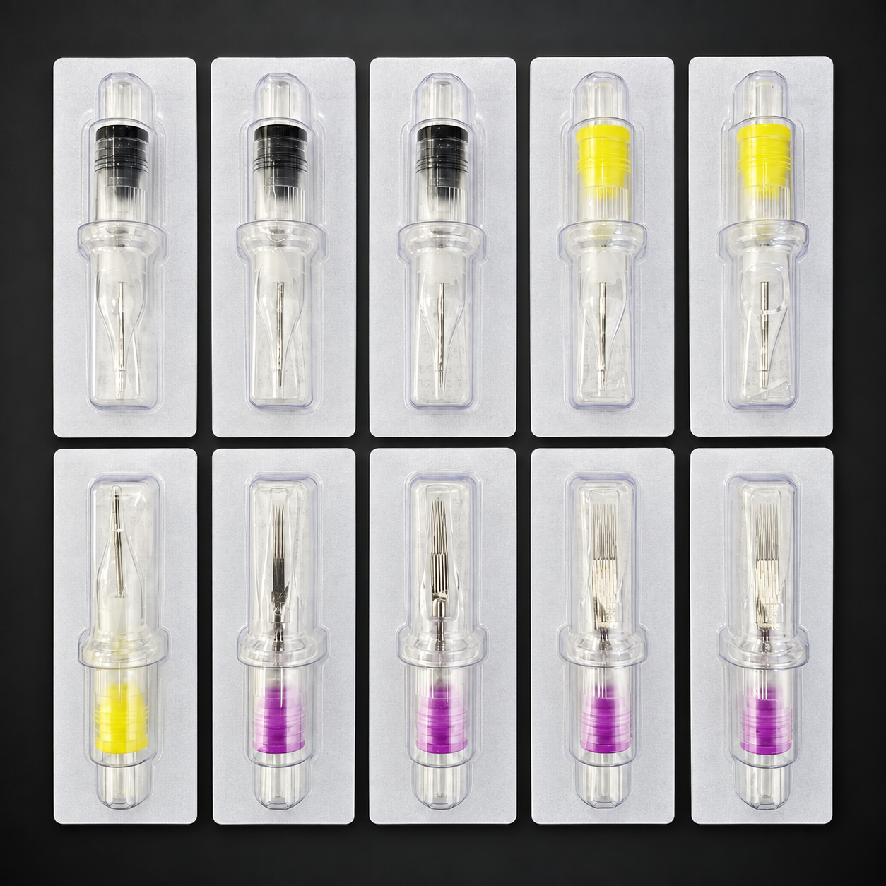HALO 10-Cartridge Sample Pack tattoo needle cartridges