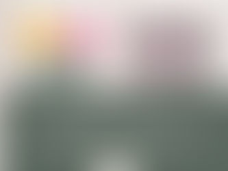 Minimal wall art prints featuring floral designs with calming colors and simple shapes, displayed with the text “The Story Behind Quiet Bloom Wall Art Collection” and “New Blog Post.”