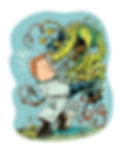Robb Mommaerts designe this custom image of the Jim Lenz Magic and Science Guy.