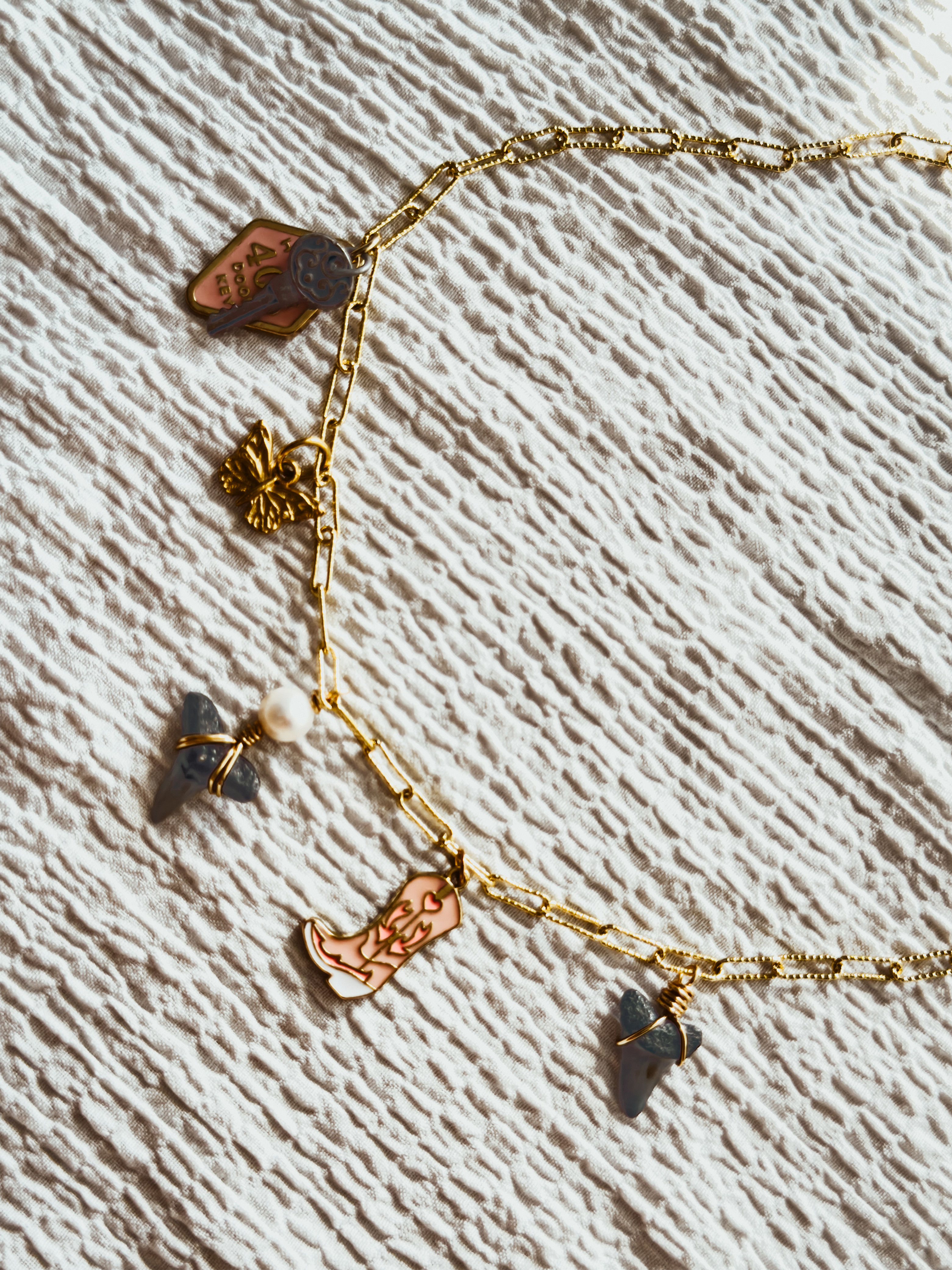 Salty Cowgirl Charm Necklace