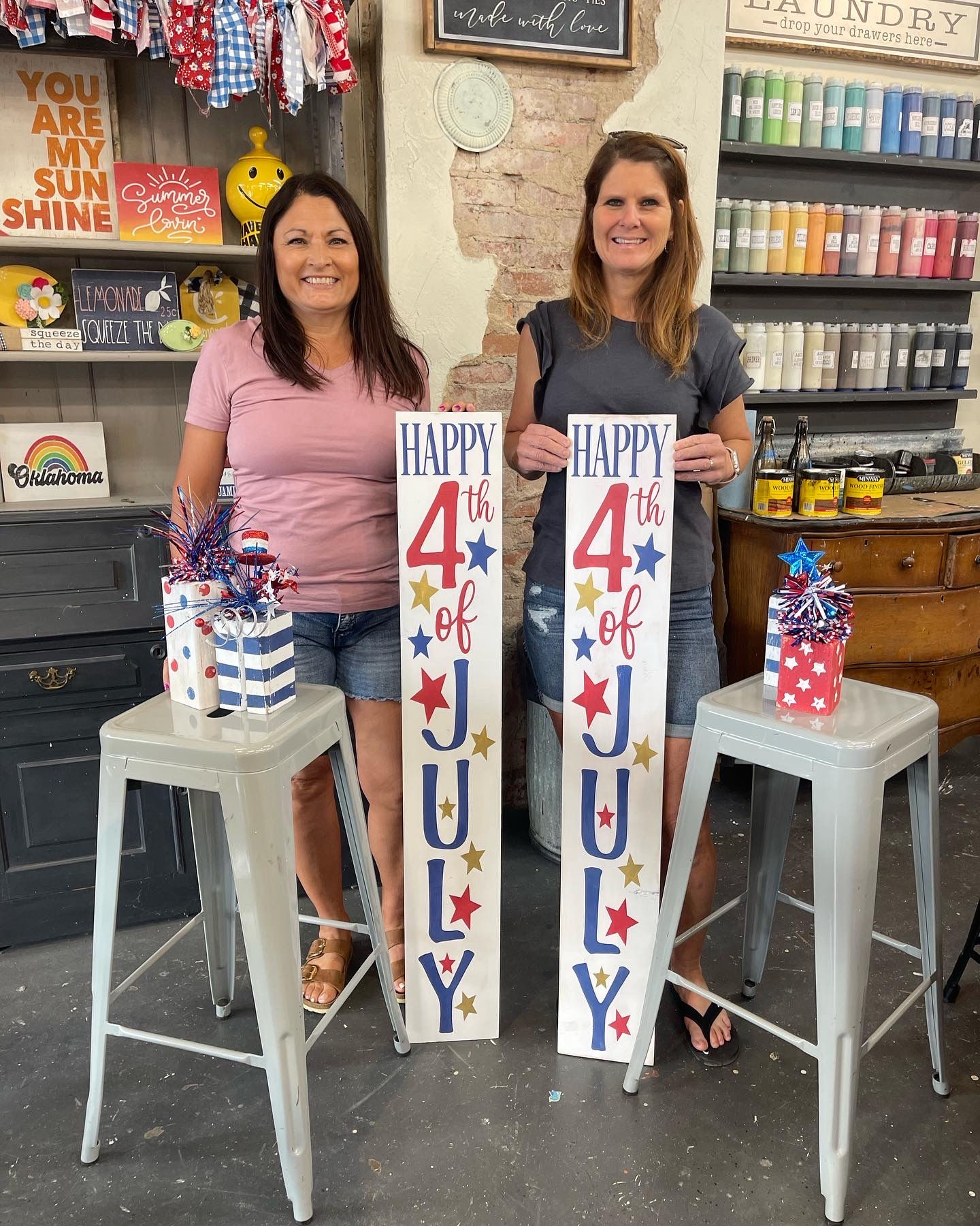 8X48 BOARD HAPPY 4TH OF JULY