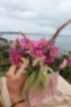 Borsa di fiori, idea regalo per ragazza, Ortigia