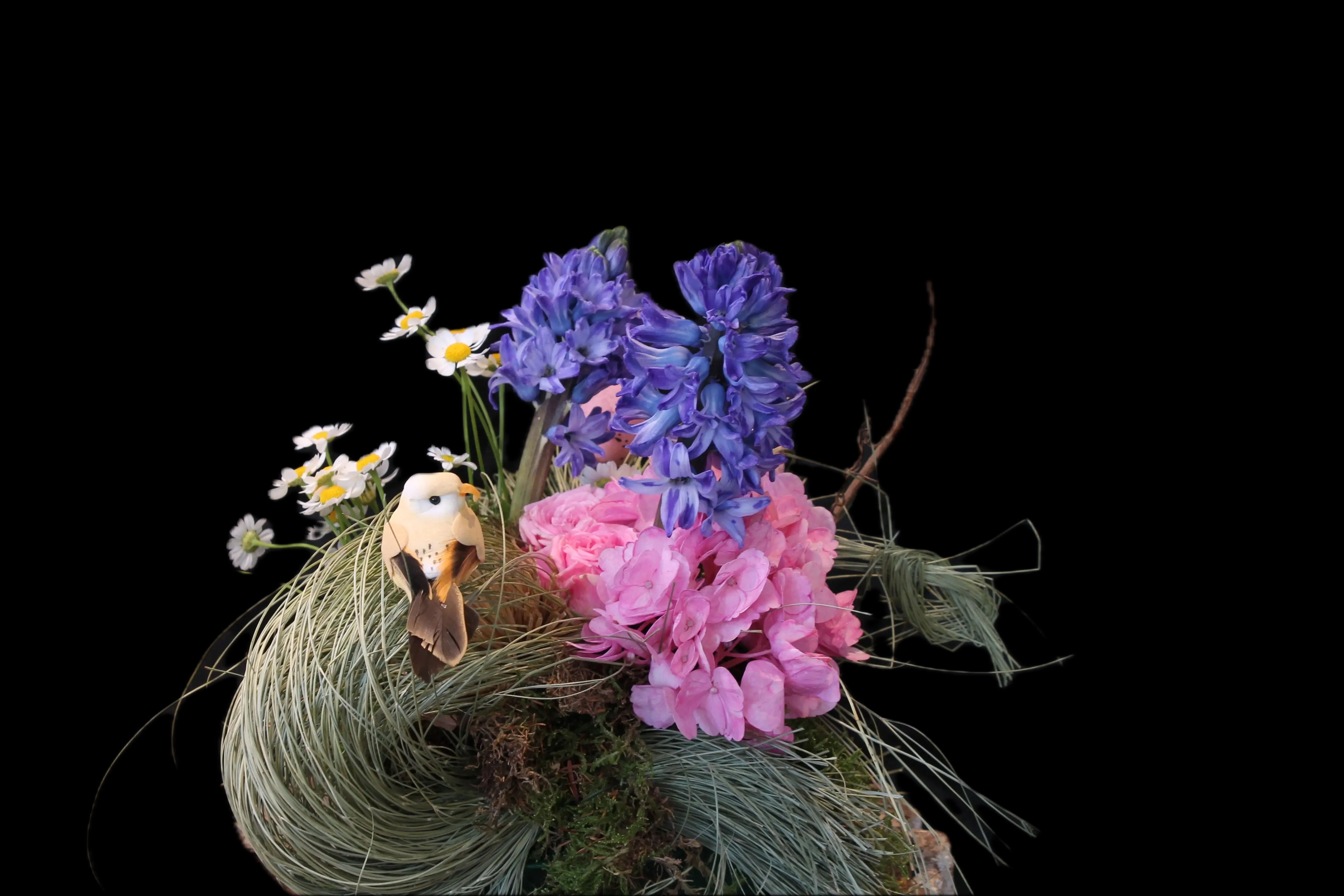 Centrotavola pasquale con papiro