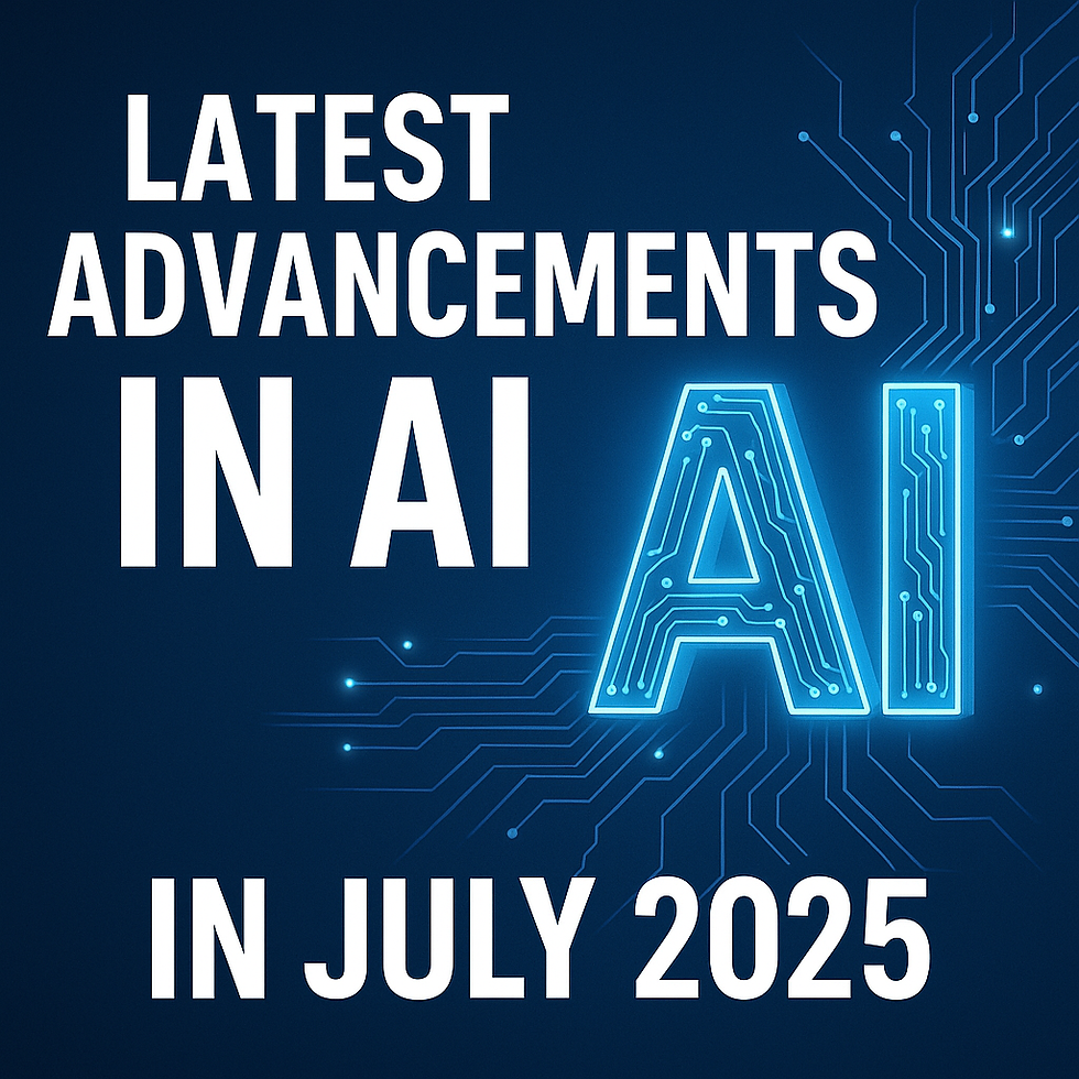 🚀 Latest AI Advancements — July 2025