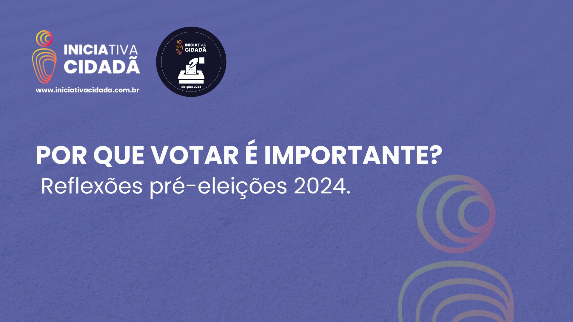 Por que votar é importante?