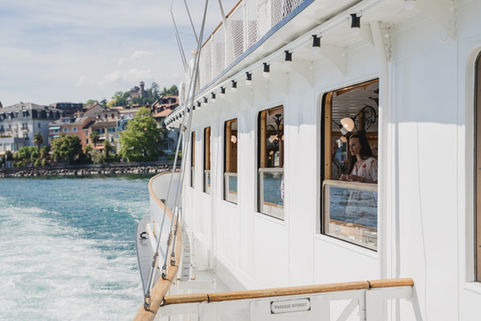 Balade en bateau CGN sur le lac Léman à Vevey