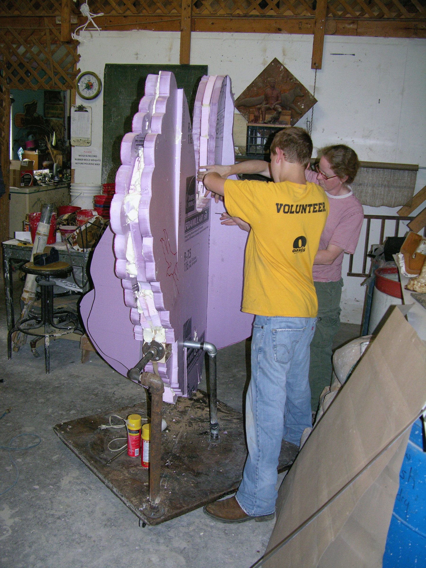 Iowa Blue - Process, artist and son