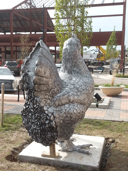 Iowa Blue: The Urbane Chicken (back)