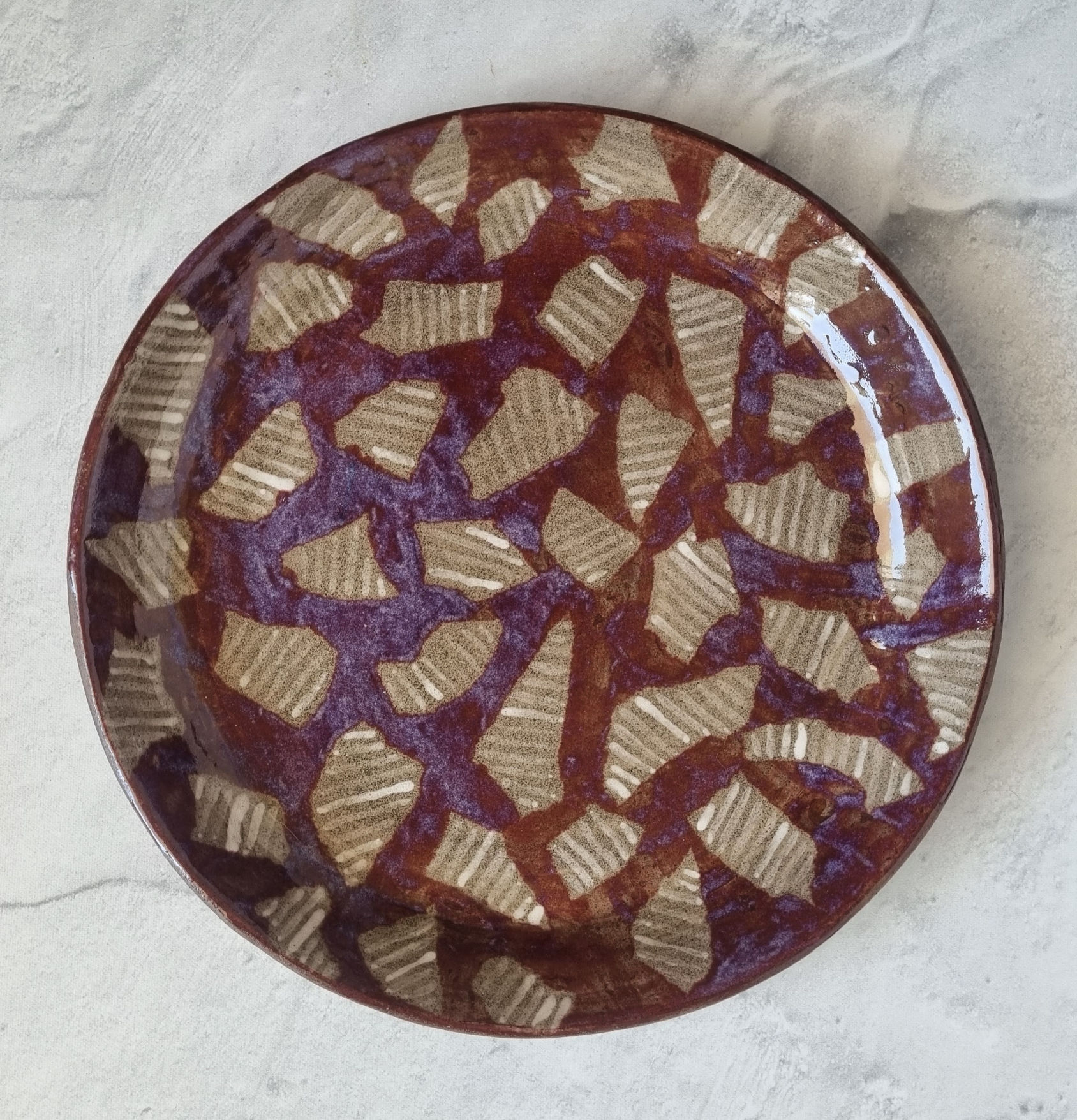 XXL קערת הגשה - Clouds לילך