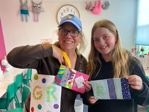 Unplug and Stitch - Finding Connection at Sew Happy’s Saturday Workshops