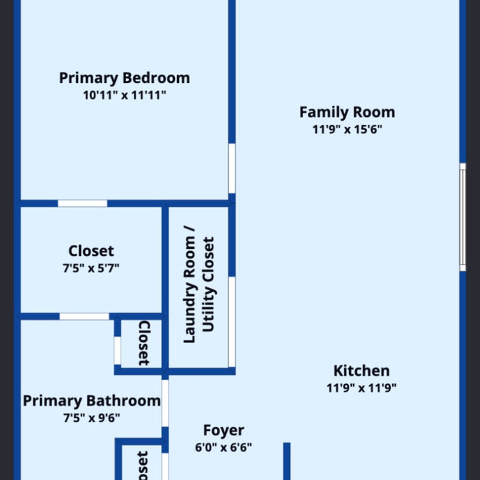 Stellas Place Apartments Floor Plan 1bedroom