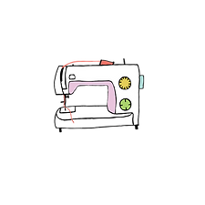 Sewing Machine Illustration