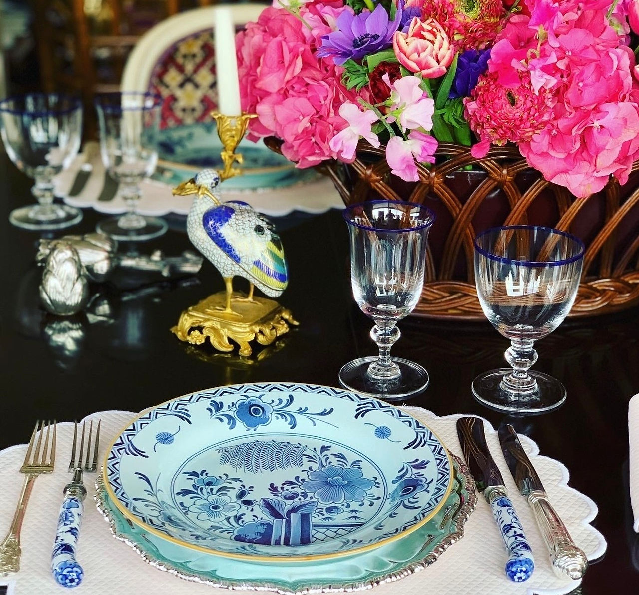 Blue Party plates Everyday Elegance