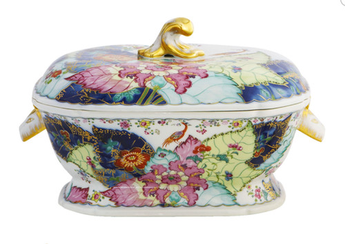 Tobacco-Leaf Tureen by Mottahedeh