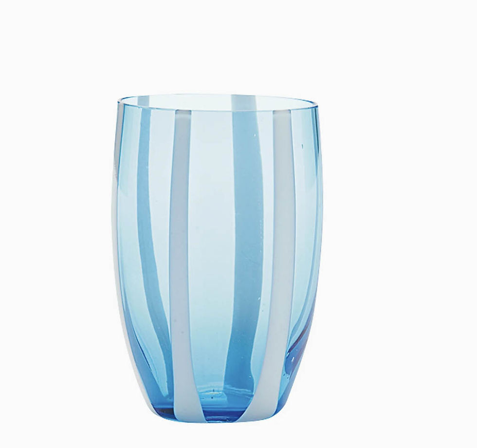 Thumbnail: Zafferano Gessato Glass - Set of Two