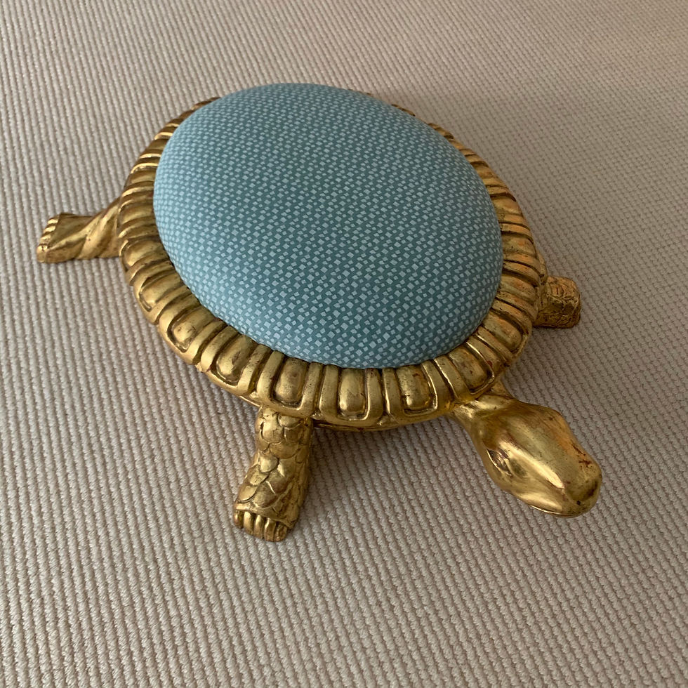 Thumbnail: Gilded Turtle Foot Rest