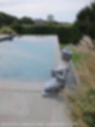 Buddha statue at pool -Spaces Landscape Architect