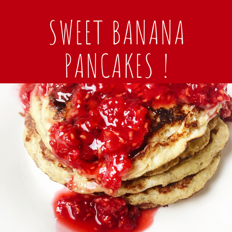 Sweet banana pancakes!