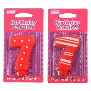 Thumbnail: Numeral Candles Spots & Stripes