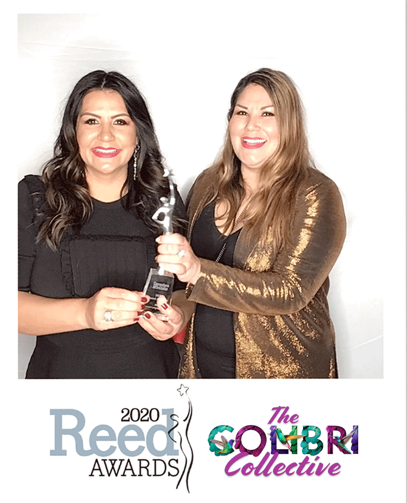 2020 reed award winners gaby cardenas and sandra cardenas the colibri collective