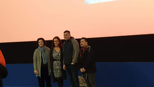Dean with DIFF director Grainne Humphrey