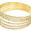 Thumbnail: Gold Rhinestone Trampoline Bracelet (Sterope)