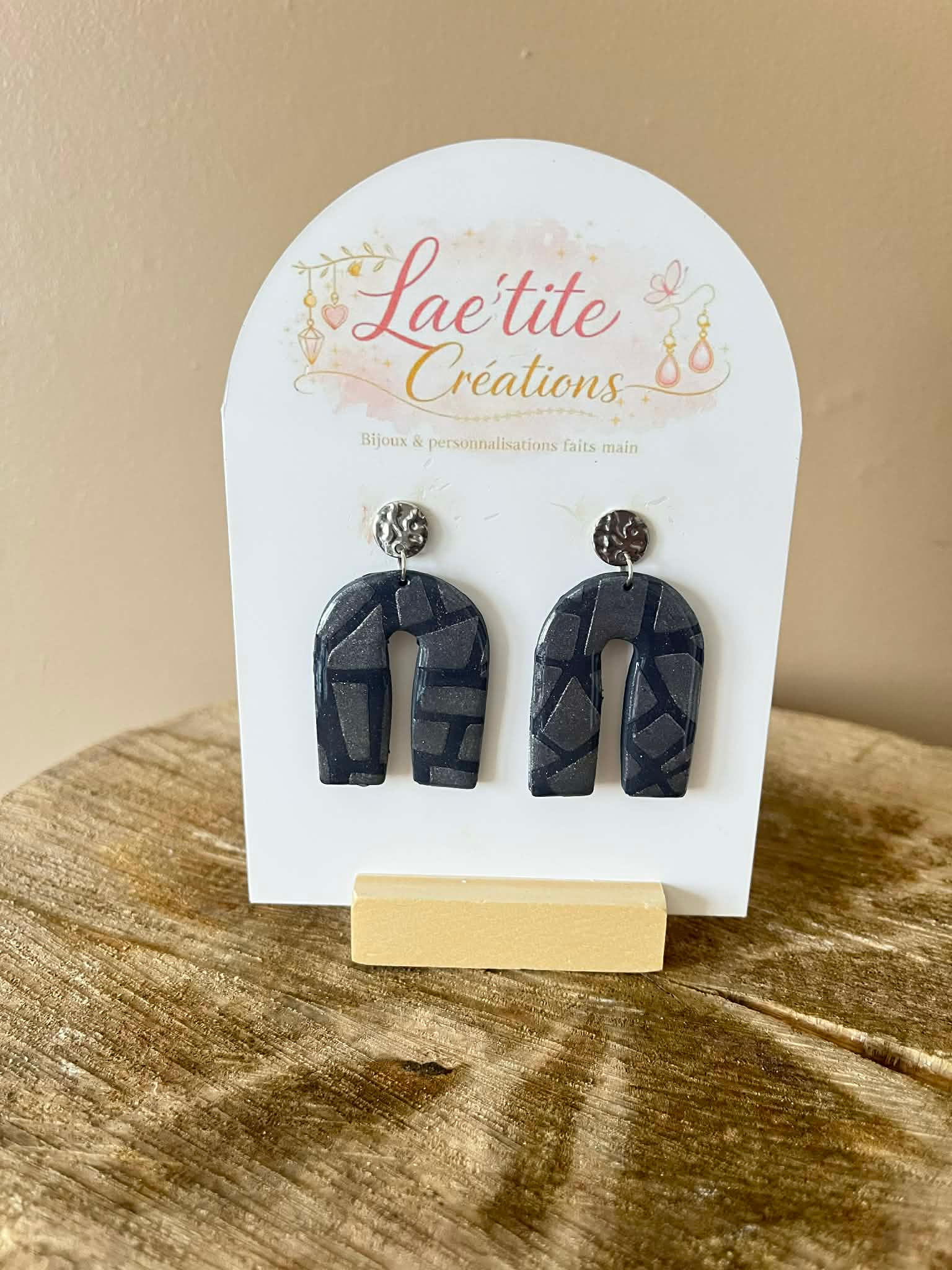 Aya - Boucles en pâte polymère