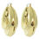 Thumbnail: Gold Plate Wave Earrings TD3933