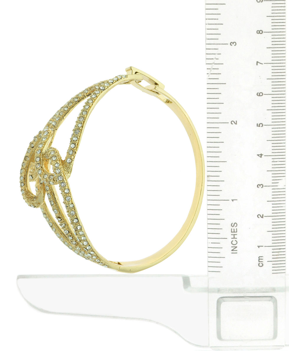 Thumbnail: Gold Rhinestone Path Bracelet (Aldebaran)