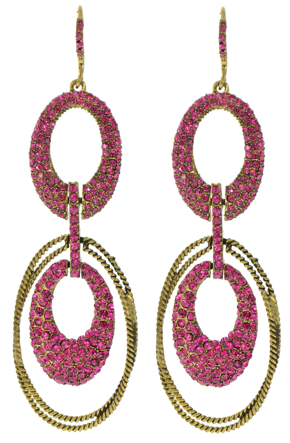 Fuchsia Ellipse Earrings (Felixvarela)