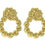 Thumbnail: Gold Node Earrings TD3003