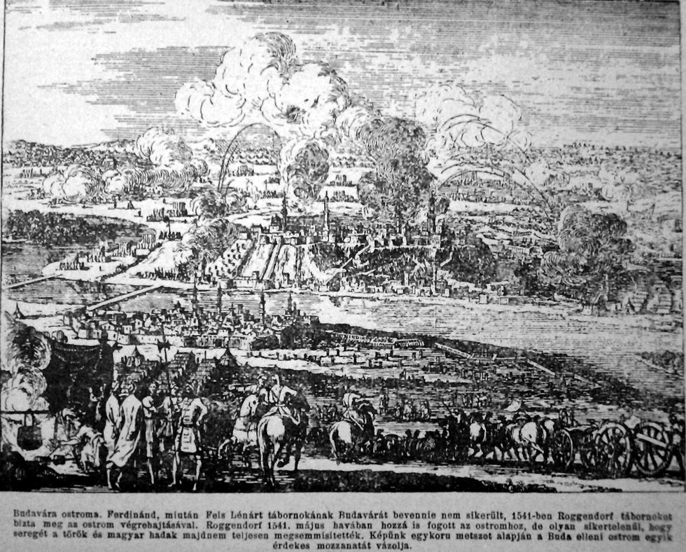 The siege of Buda