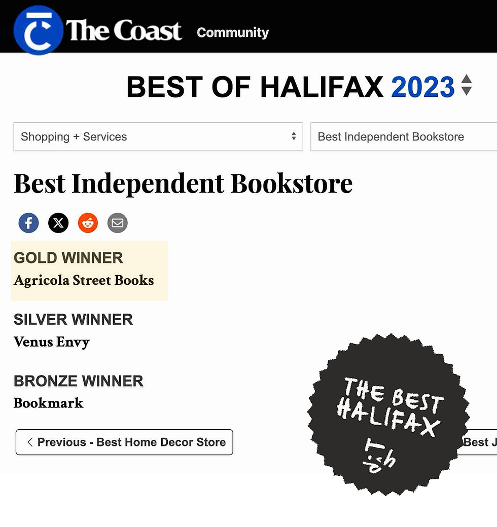 AgricolaStreetBook-The Coast- The best of Halifax_Gold 2023