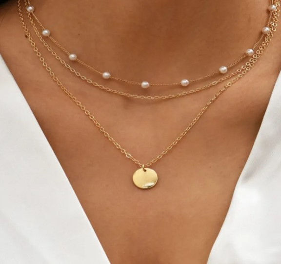 Thumbnail: Zircon Layered Necklace