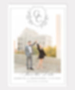 Photo Save the Date card, Custom Save the Date card, Custom Wedding Crest
