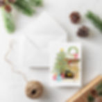 Thumbnail: Fireplace Scene Holiday Card Pack of 6