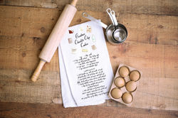 Custom Recipe Tea Towel