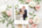 Photo Save the Date card, Custom Save the Date card,, White Watercolor Floral Save the Date