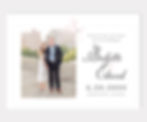 Photo Save the Date card, Custom Save the Date card, Classic formal Save the Date