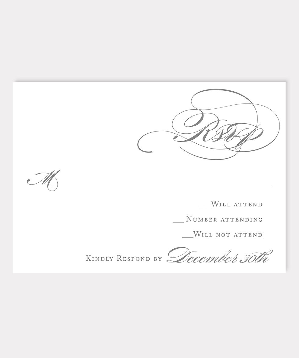Thumbnail: Wedding Invitation, Formal Wedding Invitation, Custom Wedding Invitation