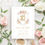 Thumbnail: Custom Save the Date, custom save the date card, custom wedding crest, watercolor floral wedding crest save the date
