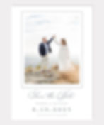 Photo Save the Date card, Custom Save the Date card, Classic Photo Save the Date