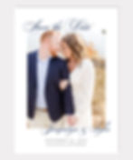 Photo Save the Date card, Custom Save the Date card