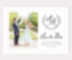 Photo Save the Date card, Custom Save the Date card, Custom Wedding Crest, Wedding Monogram