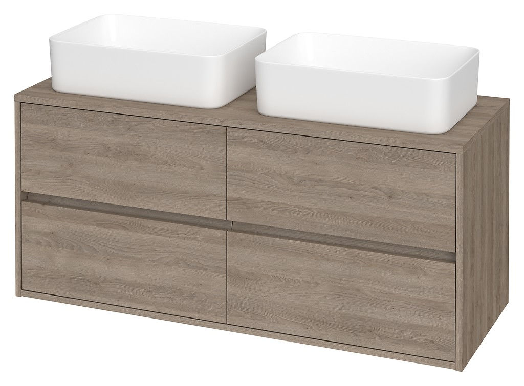 Crea 120 Oak Washbasin Cabinet